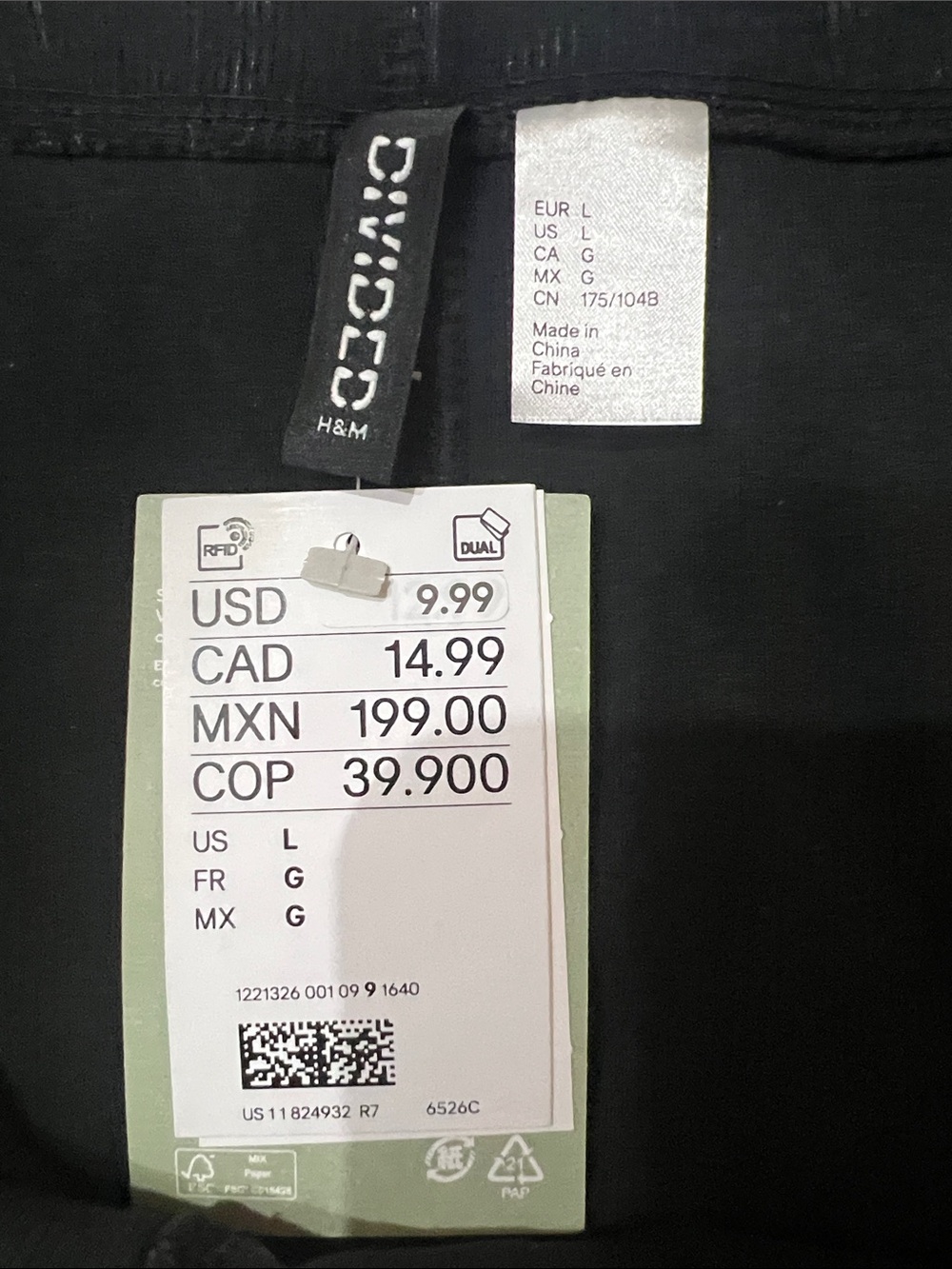 Divided H&M Ribbed Tube Top - Picture 2 of 6